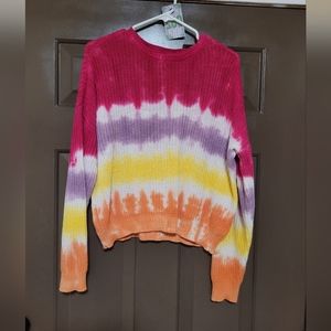 62. Wild Fable tie dye sweater sz XS